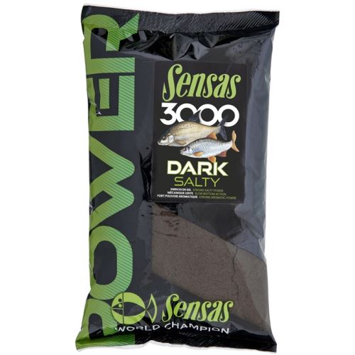 Sensas Krmítková Zmes 3000 Power Dark Salty 1 kg