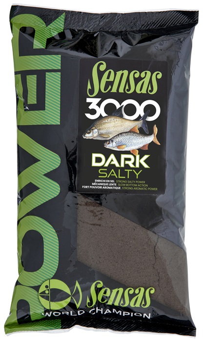 Sensas krmítková zmes 3000 power dark salty 1 kg