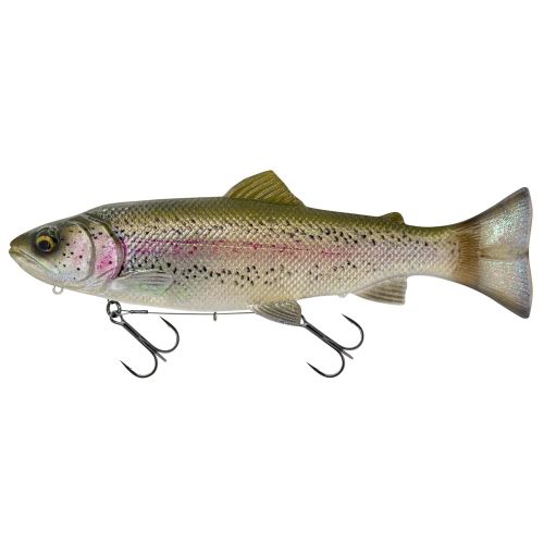 Savage Gear Gumová Nástraha 3D Line Thru Pulsetail Trout Slow Sinking Clear Rainbow Trout