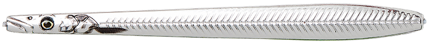 Savage gear line thru sandeel nail silver plating - 11 cm 20 g