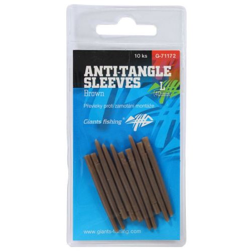 Giants Fishing Prevleky Proti Zamotaniu Anti-Tangle Sleeves Brown 10 ks