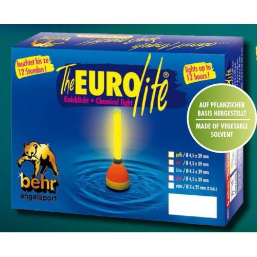 Behr Chemické Svetielko Euro Lite Žlté 4,5x39 mm -2 ks