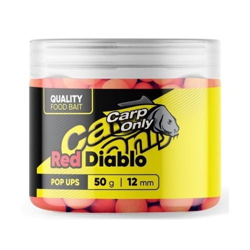 Carp Only Plávajúce Boilies Hi-Visual Pop Up Red Diablo 50 g
