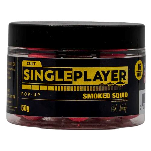Singleplayer Plávajúceí Boilies Pop-Up Boilies Smoked Squid 50 g