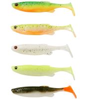 Savage Gear Gumová Nástraha Fat Minnow T Tail Darkwater Mix 5 ks