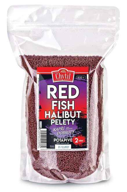 E-shop Chytil pelety red fish halibut 800 g - 2 mm