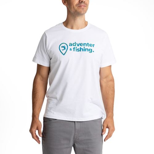 Adventer & Fishing Tričko White Bluefin