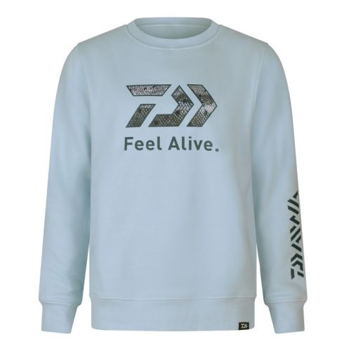 Daiwa Mikina D-Vec Hoodie Crew Neck Trout