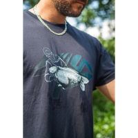 Giants Fishing Tričko Modré Rybár s Kaprom (6)