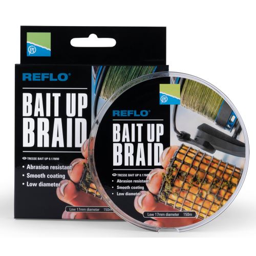Preston Innovations Splietaná Šnúra Reflo Bait Up Braid 150 m 0,17 mm