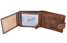 Mercucio Peňaženka Svetlohnedá Black Bass (3)