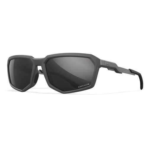 Wiley X Okuliare Recon Captivate Polarized Black Mirror - Matte Grey