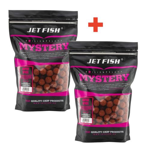 Jet Fish Boilie Mystery Super Spice 3 kg 1+1 Zdarma