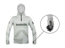 Delphin Tričko S Kapucňou UV Armor 50+ Olive (2)