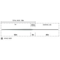 Cortland Muškárska Šnúra 444 Series Hover Space Grey 105 ft (1)