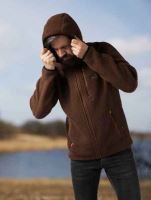 Geoff Anderson Mikina s Kapucňou Teddy Hnedá (6)