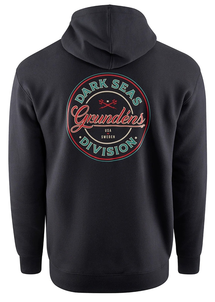 E-shop Grundéns mikina dark seas x grundens instinctive fz hoodie black - m