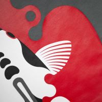 Kumu Tričko Rising Sun Šedé (4)