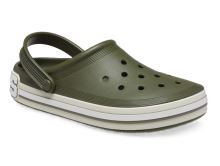 Crocs Nazúvaky Off Court Logo Clog Army Green (1)