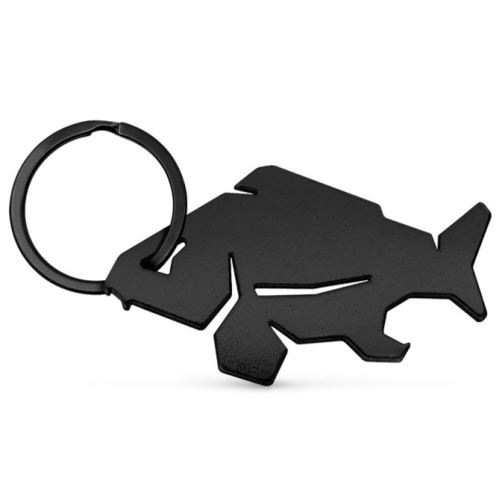 Delphin Kľúčenka S Otváračom Na Fľaše Carpener Čierna