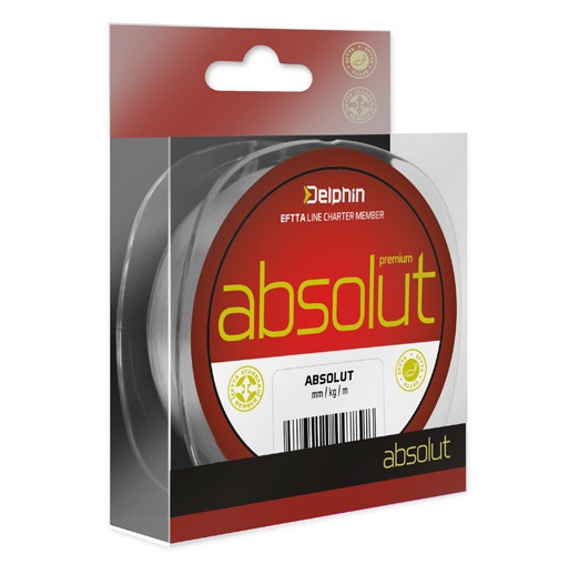 Delphin vlasec absolut 200 m- priemer 0,16 mm / nosnosť 5,6 lb