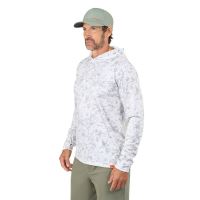 Grundéns Tričko Tough Sun Masked Hoodie Squal Camo (3)