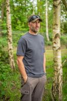 Avid Carp Tričko Bearing T-Shirt Grey (8)