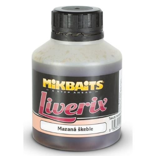 Mikbaits Booster LiveriX Mazaná Škeble 250 ml