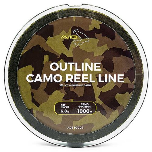 Avid Carp Vlasec Outline Camo Reel Line