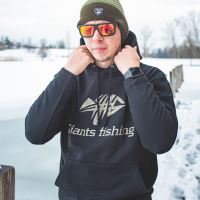 Giants Fishing Mikina S Kapucňou Čierna Camo Logo (2)