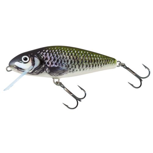 Salmo Wobler Perch Deep Runner Holo Bleak - 8 cm