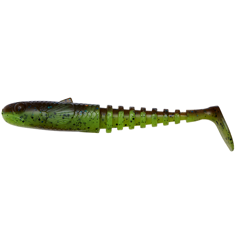 Savage gear gumová nástraha gobster shad bulk chartreuse pumpkin - 9 cm 9 g