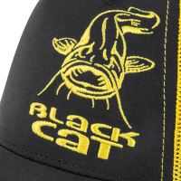 Black Cat Šiltovka Black and Yellow Trucker Cap (5)