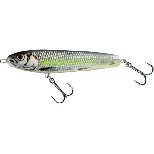 Salmo Wobler Sweeper Sinking Silver Chartreuse Shad