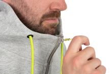 Matrix Mikina Black Edition Full Zip Hoody Marl Grey Lime (5)