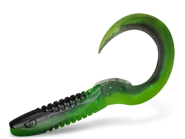 Delphin gumová nástraha twistax  eel tail uvs forester 5 ks -  15 cm